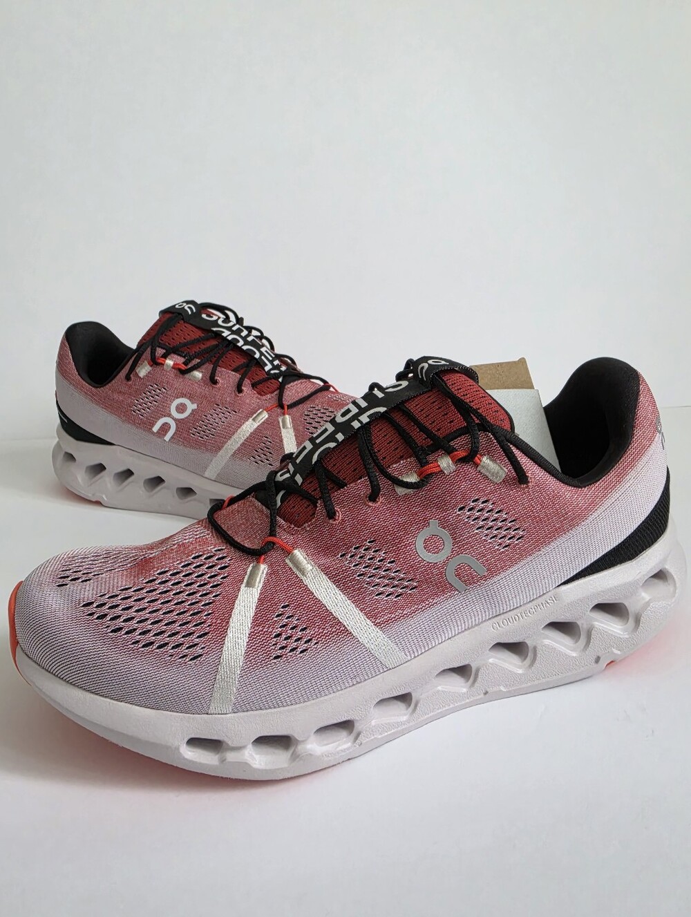 On Cloudsurfer Running Shoes Mens Sz 11 Auburn Frost Athletic CloudTec Sneakers